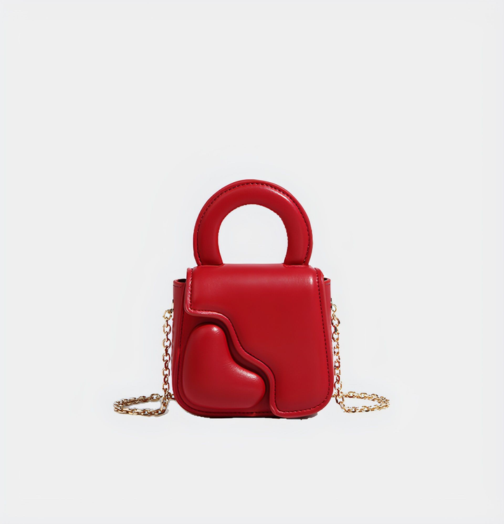 CALORA_ Schattige Hartvormige Schoudertas met Ketting voor Casual Uitjes