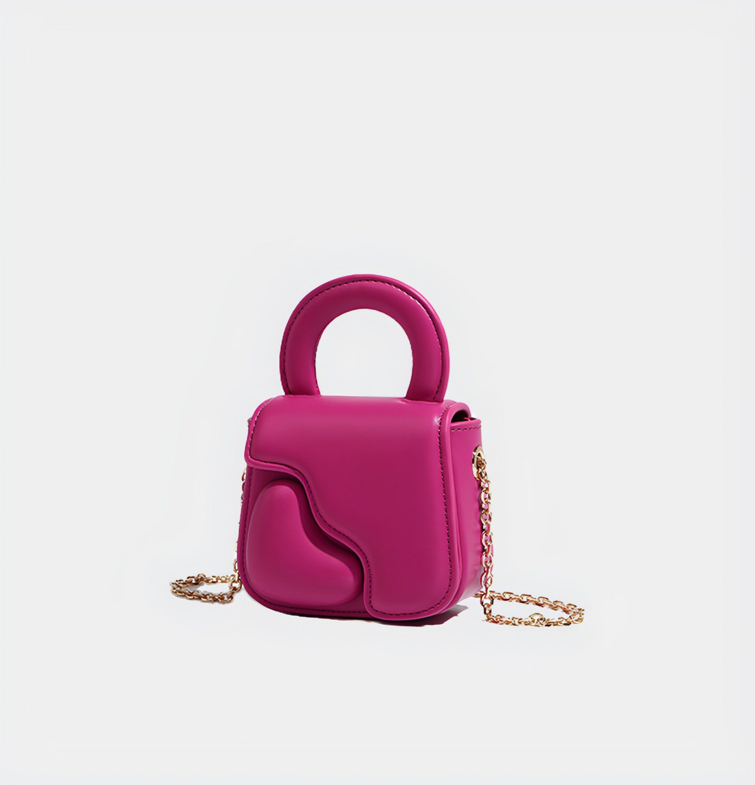 CALORA_ Schattige Hartvormige Schoudertas met Ketting voor Casual Uitjes