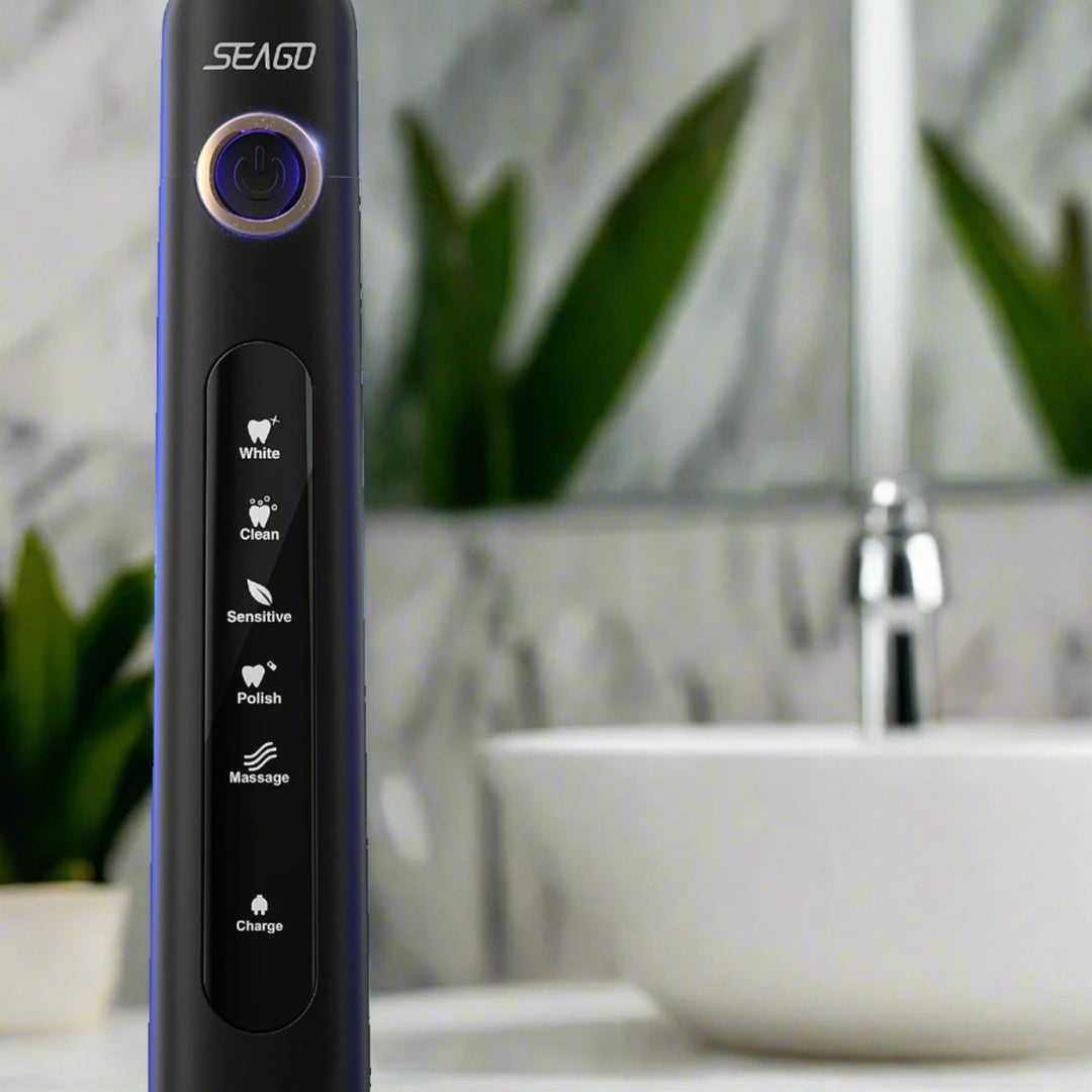 Seago | Oplaadbare Elektrische LED Tandenborstel-Elektronica/Gadgets-Calora-Blauw-Calora