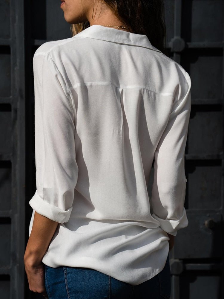 Servilia | Casual Overhemd-Overhemden-Calora-Lichtblauw-S-Calora