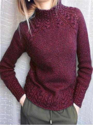 Sheona - mooie en comfortabele trui-Blazers & Vesten-Calora-Rood-S-Calora