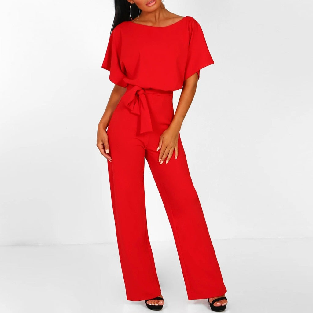 CALORA_ Simpele en chique jumpsuit | Elegant damesoutfit