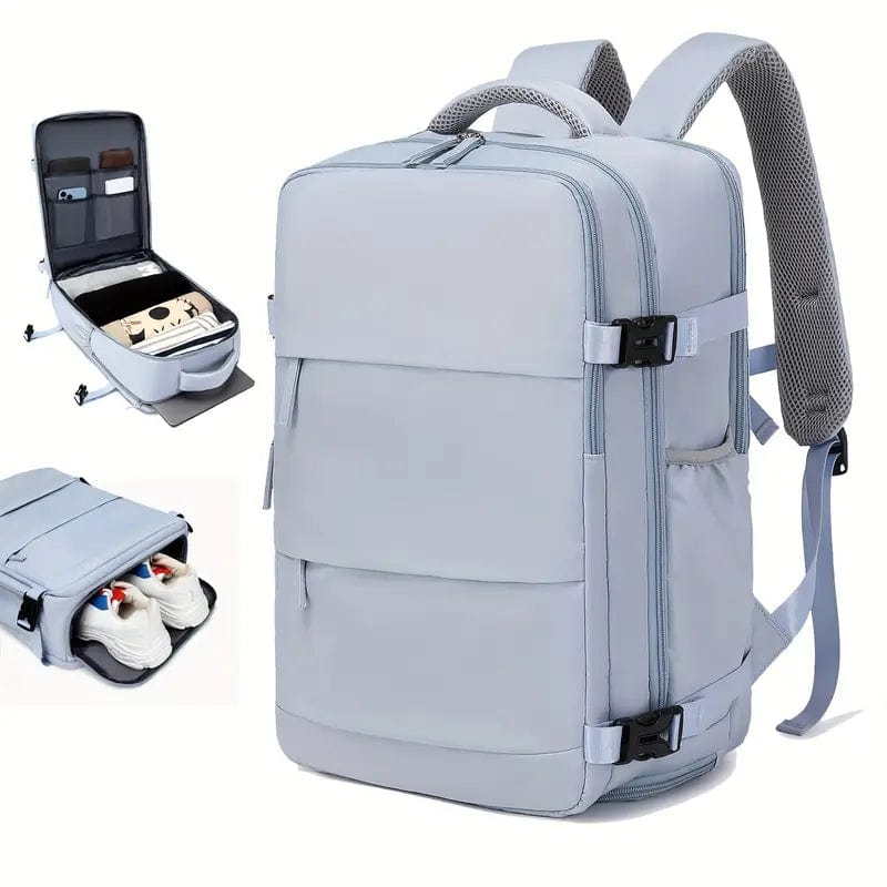 SkyReady - Ryanair Tas - Vliegtuig Goedgekeurd - 40 x 20 x 25 cm-Schoudertassen-Calora-Blauw-Klein-Calora