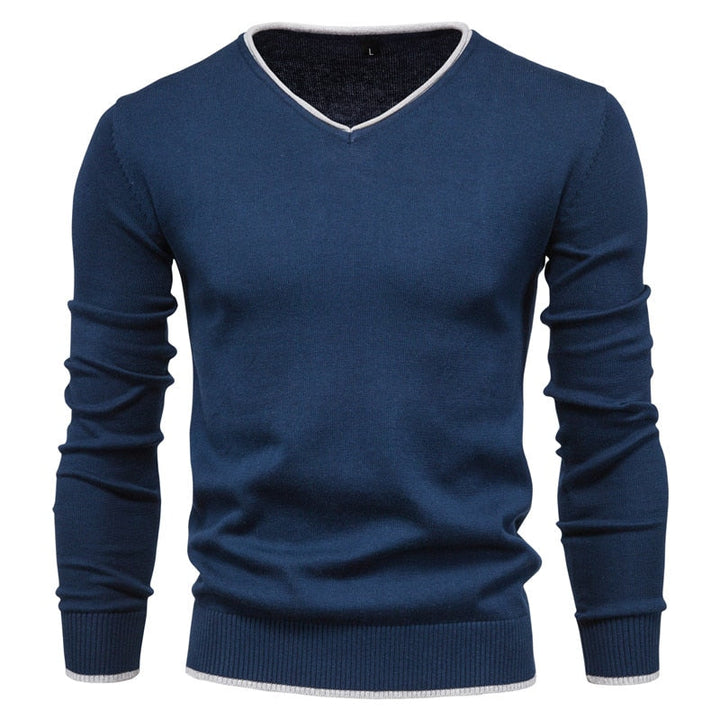 CALORA_ Slim Fit Sweater met V-Neck