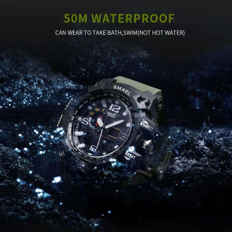 CALORA_ SMAEL | Robuust Waterdicht Sporthorloge met Geavanceerde functies