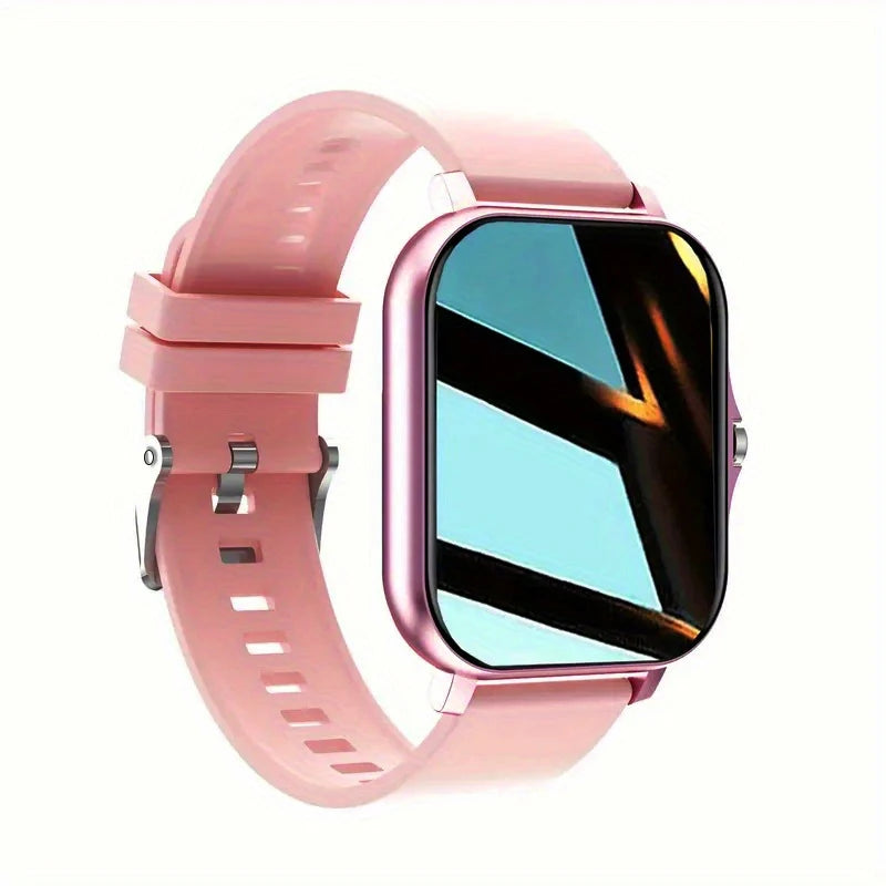 SmartPulse | Draadloze Smartwatch met Sportmodi-Horloges-Calora-Roze-Calora