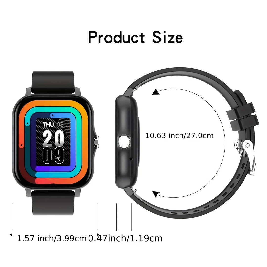 SmartPulse | Draadloze Smartwatch met Sportmodi-Horloges-Calora-Zwart-Calora