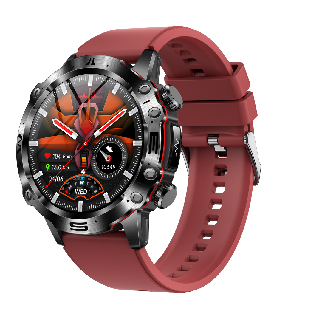CALORA_ Smartpulse ECG Bloedsuiker Bloeddruk Sporthorloge voor Gezondheid