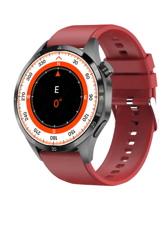SmartPulse | Multifunctionele GPS Fitness Smartwatch-Elektronica/Gadgets-Calora-Rood-Calora