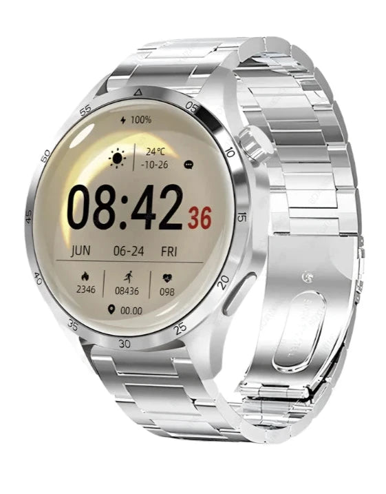 SmartPulse | Multifunctionele GPS Fitness Smartwatch-Elektronica/Gadgets-Calora-Zilver-Calora