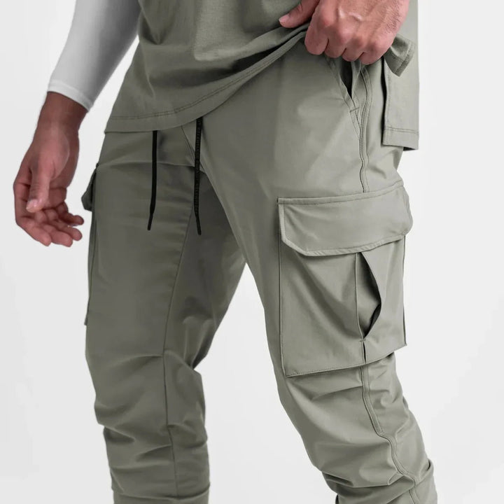 Sonic | Slim fit Cargo Broek V2-Wijde Broeken-Calora-Khaki-S-Calora