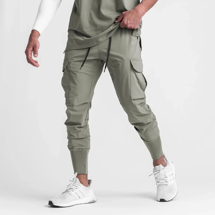 Sonic | Slim fit Cargo Broek V2-Wijde Broeken-Calora-Khaki-S-Calora