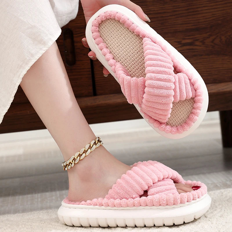 Sophie | Zachte Open-Teen Slippers-Slippers-Calora-Wit-36-37-Calora