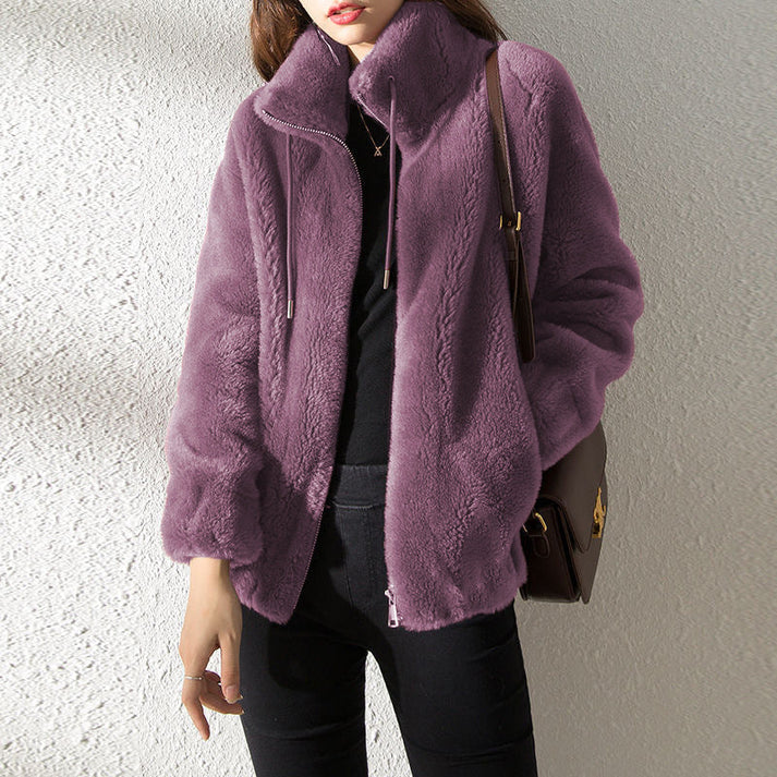 CALORA_ Sorellina | Zachte Fluffy Bontjas