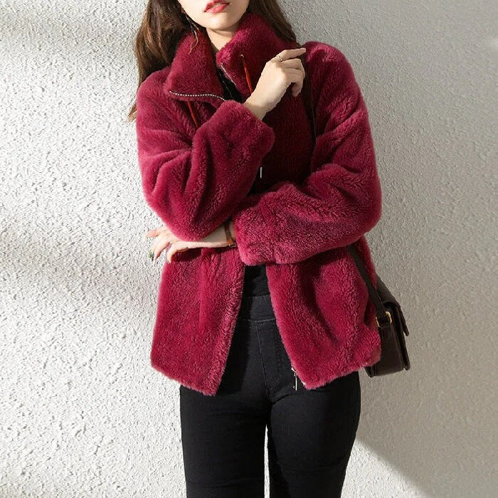 CALORA_ Sorellina | Zachte Fluffy Bontjas