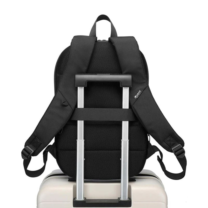 CALORA_ Sportieve Zwarte compressie Rugzak met Ritsvakken en Schouderband - 43 x 29 x 10 cm
