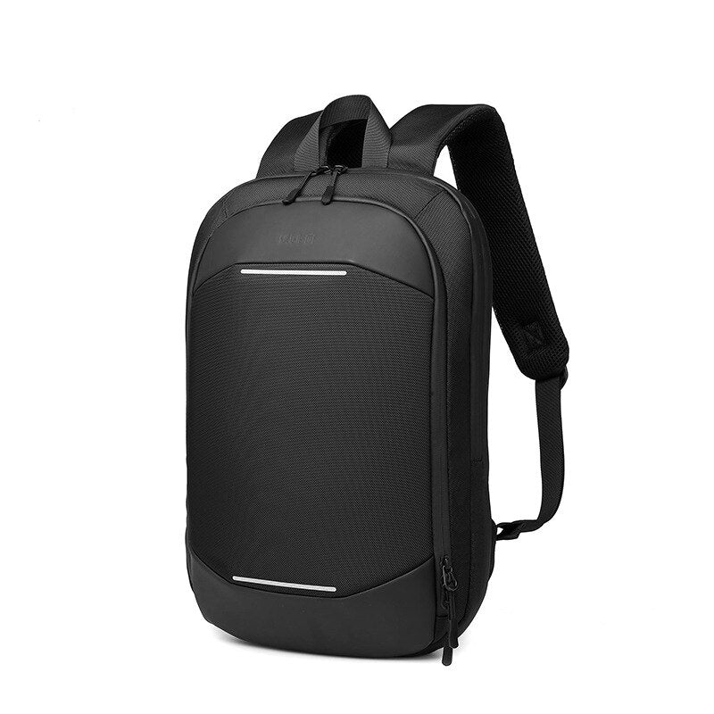 CALORA_ Sportieve Zwarte compressie Rugzak met Ritsvakken en Schouderband - 43 x 29 x 10 cm