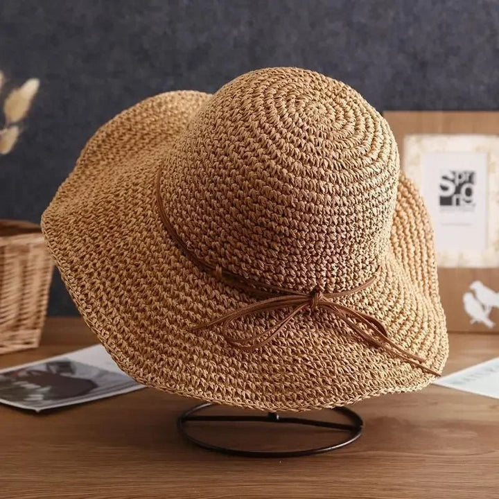 Stella Panama | Strand Hoed Dames-Petten-Calora-Khaki-Calora