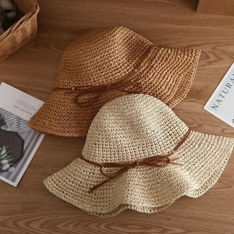Stella Panama | Strand Hoed Dames-Petten-Calora-Khaki-Calora