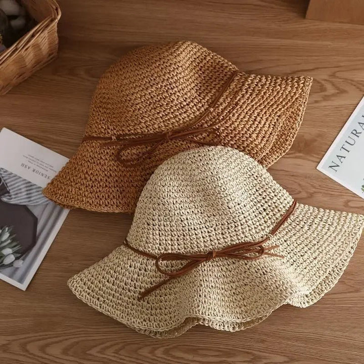 Stella Panama | Strand Hoed Dames-Petten-Calora-Khaki-Calora