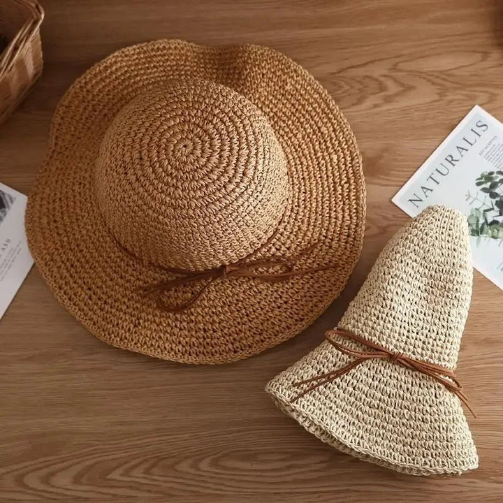 Stella Panama | Strand Hoed Dames-Petten-Calora-Khaki-Calora
