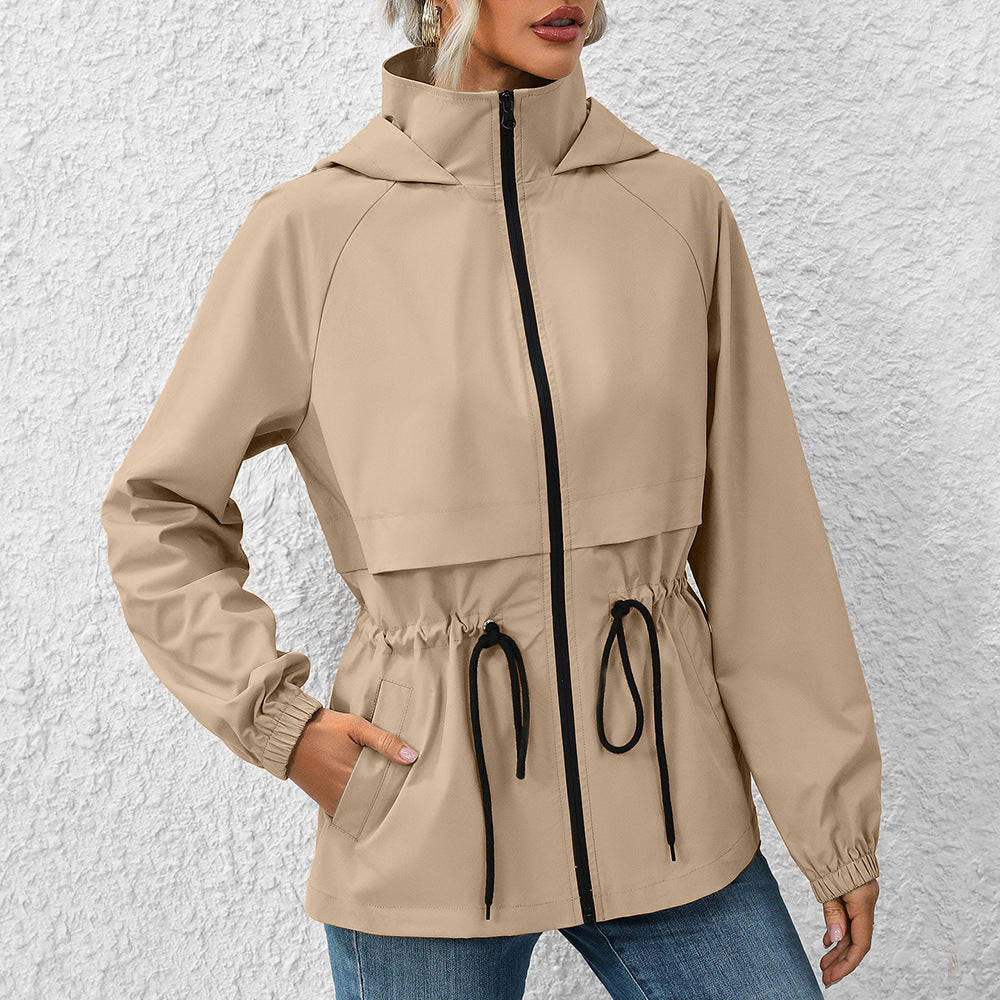 Stella | Waterdichte Outdoor Jas voor Dames-Zomer Jassen-Calora-Bruin-2XL-Calora