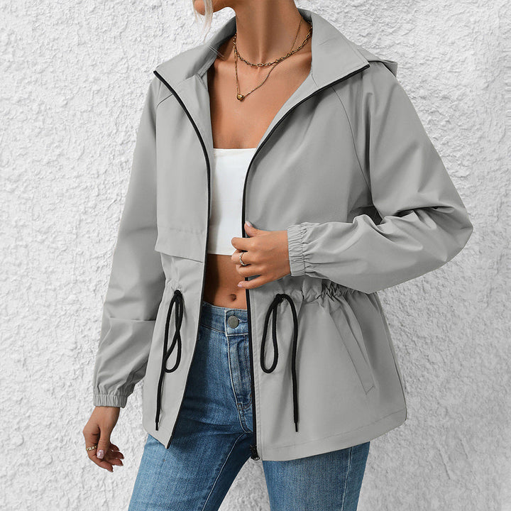 Stella | Waterdichte Outdoor Jas voor Dames-Zomer Jassen-Calora-Grijs-2XL-Calora