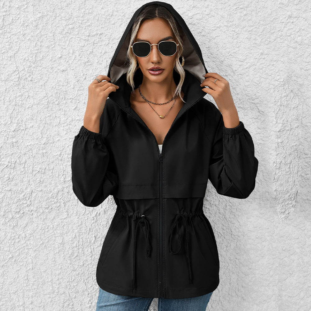 Stella | Waterdichte Outdoor Jas voor Dames-Zomer Jassen-Calora-Zwart-2XL-Calora