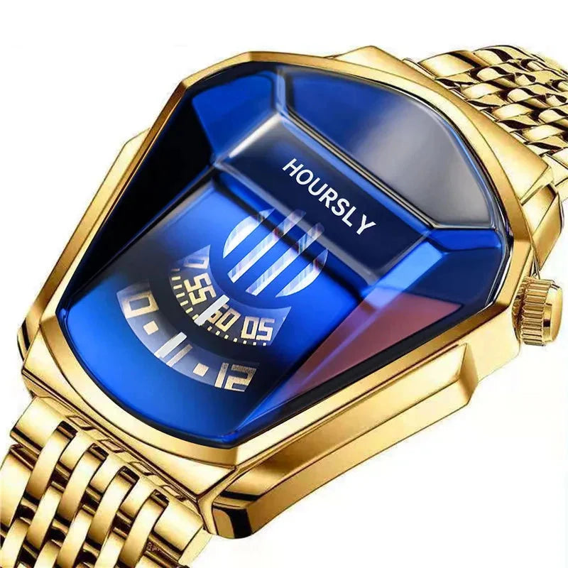 CALORA_ Stijlvol Mannenhorloge met Kwartsbeweging en Digitaal