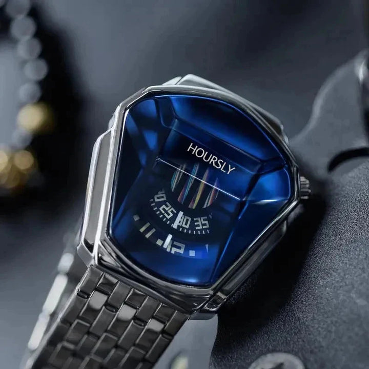 CALORA_ Stijlvol Mannenhorloge met Kwartsbeweging en Digitaal