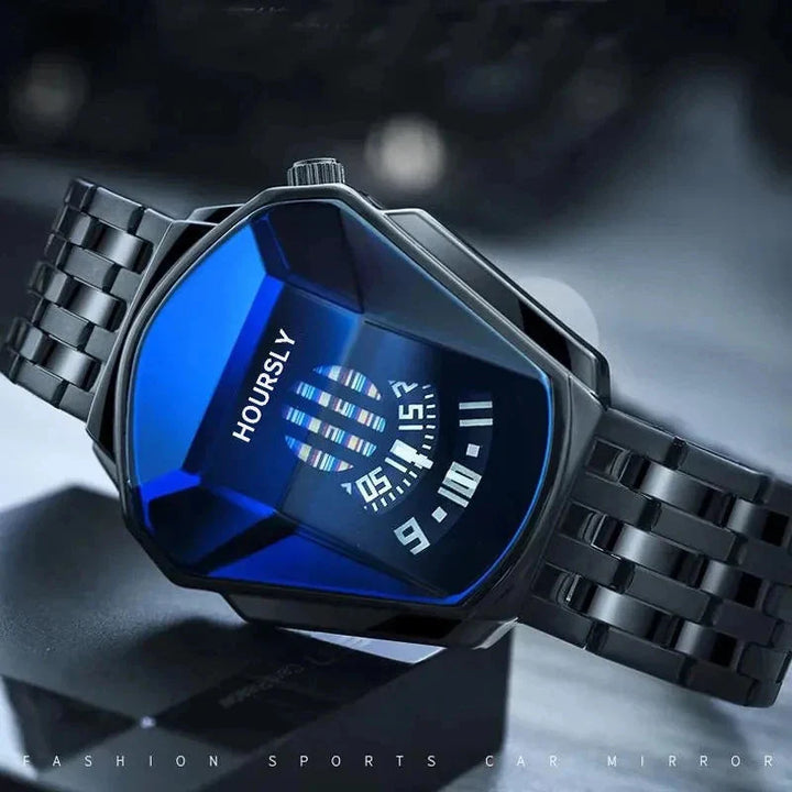 CALORA_ Stijlvol Mannenhorloge met Kwartsbeweging en Digitaal