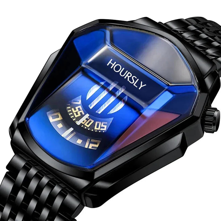 CALORA_ Stijlvol Mannenhorloge met Kwartsbeweging en Digitaal
