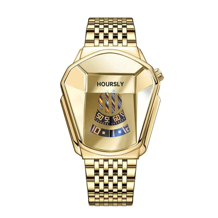 CALORA_ Stijlvol Mannenhorloge met Kwartsbeweging en Digitaal