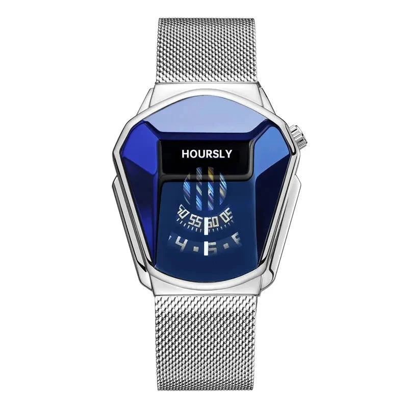 CALORA_ Stijlvol Mannenhorloge met Kwartsbeweging en Digitaal