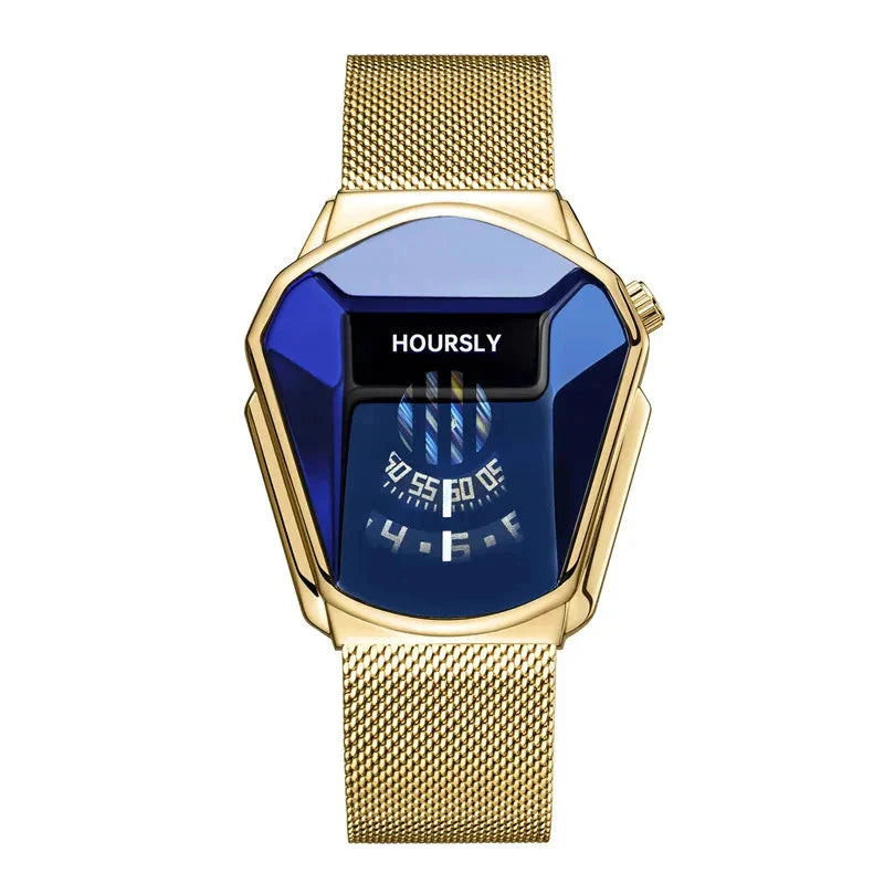 CALORA_ Stijlvol Mannenhorloge met Kwartsbeweging en Digitaal