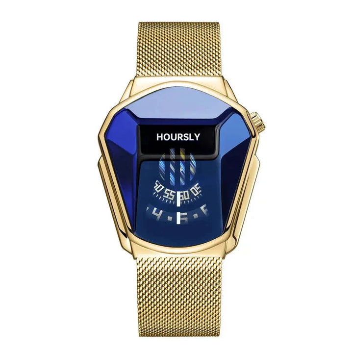 CALORA_ Stijlvol Mannenhorloge met Kwartsbeweging en Digitaal