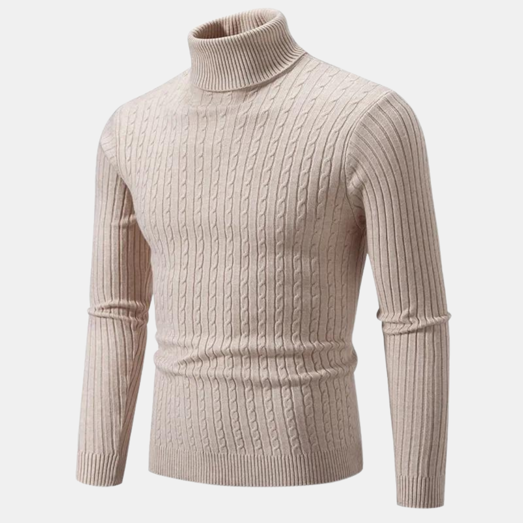 CALORA_ Stijlvolle Coltrui met Ribbed structuur