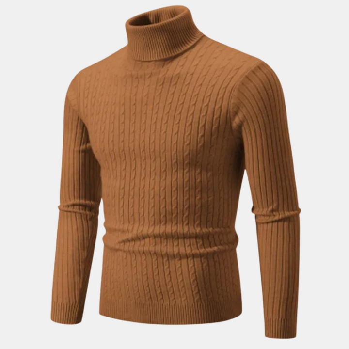 CALORA_ Stijlvolle Coltrui met Ribbed structuur