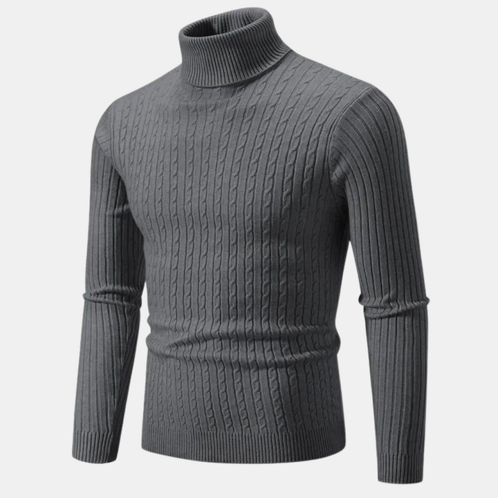 CALORA_ Stijlvolle Coltrui met Ribbed structuur