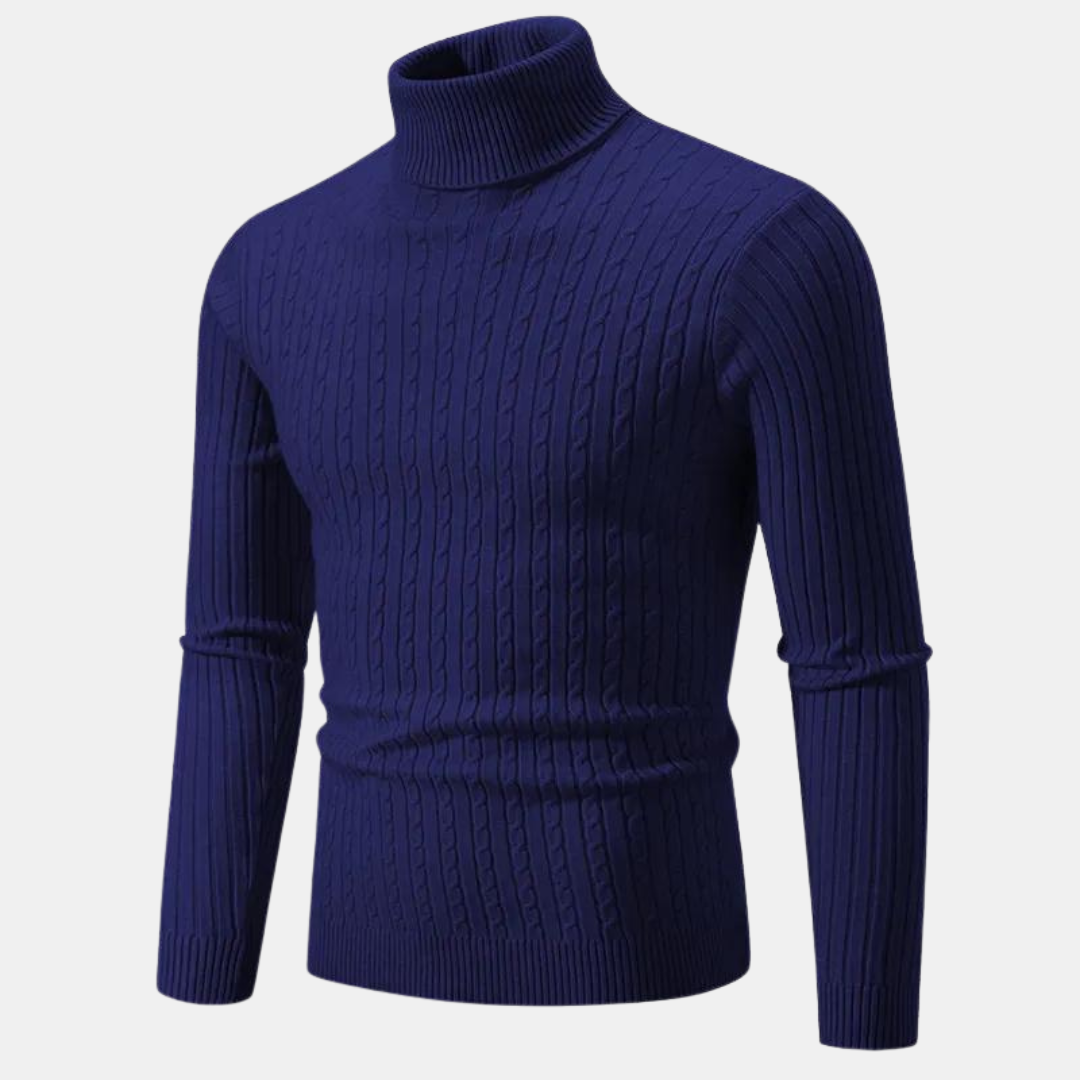 CALORA_ Stijlvolle Coltrui met Ribbed structuur