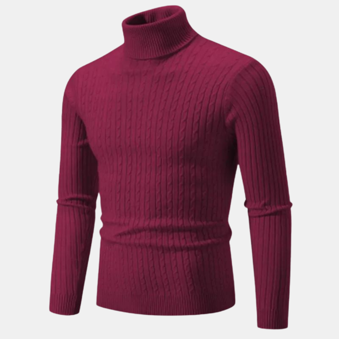CALORA_ Stijlvolle Coltrui met Ribbed structuur