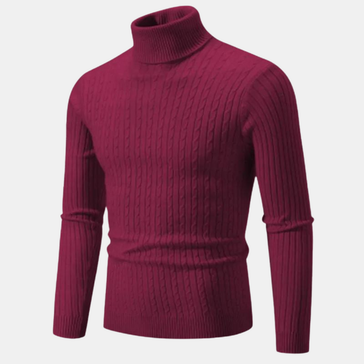 CALORA_ Stijlvolle Coltrui met Ribbed structuur