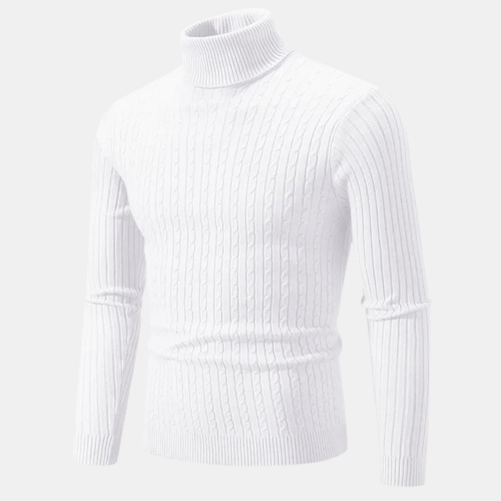 CALORA_ Stijlvolle Coltrui met Ribbed structuur