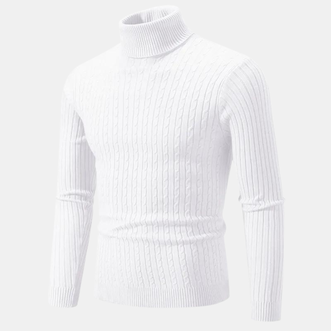 CALORA_ Stijlvolle Coltrui met Ribbed structuur