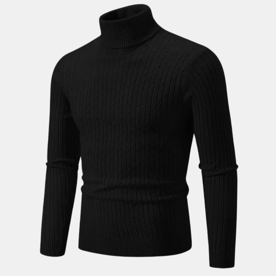 CALORA_ Stijlvolle Coltrui met Ribbed structuur