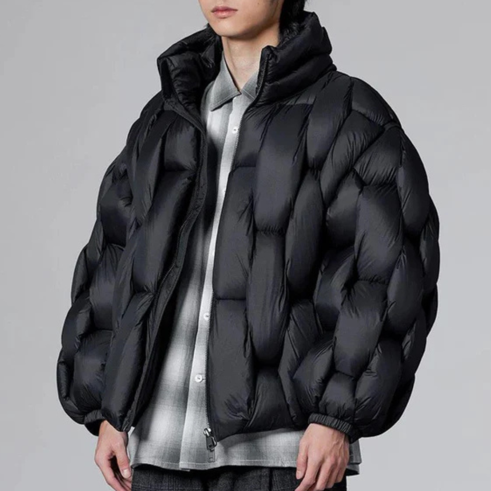 CALORA_ Stijlvolle Pufferjas voor Heren met Comfort en Warmte in de Winter
