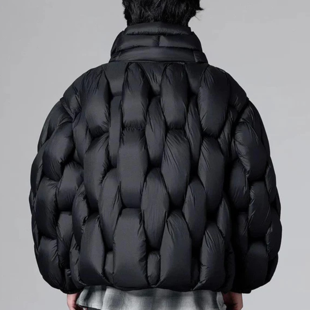 CALORA_ Stijlvolle Pufferjas voor Heren met Comfort en Warmte in de Winter