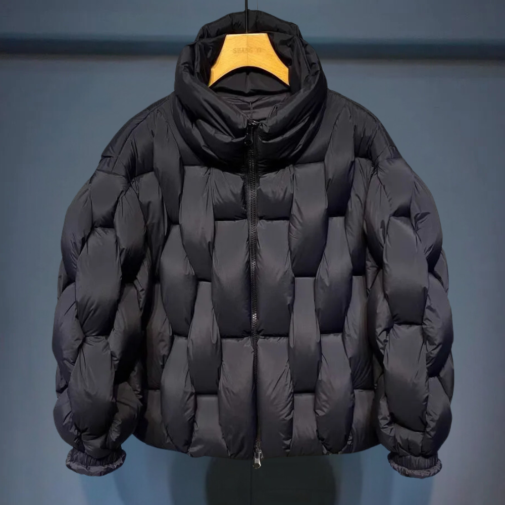 CALORA_ Stijlvolle Pufferjas voor Heren met Comfort en Warmte in de Winter