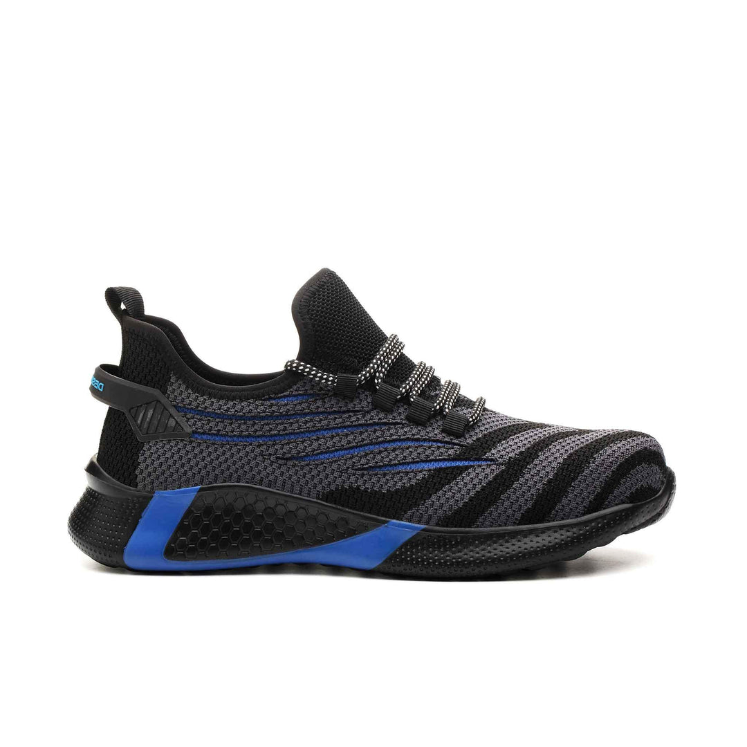 Stijlvolle Veiligheidssneakers voor Comfort en Bescherming-Sneakers-Calora-Blauw-37-Calora