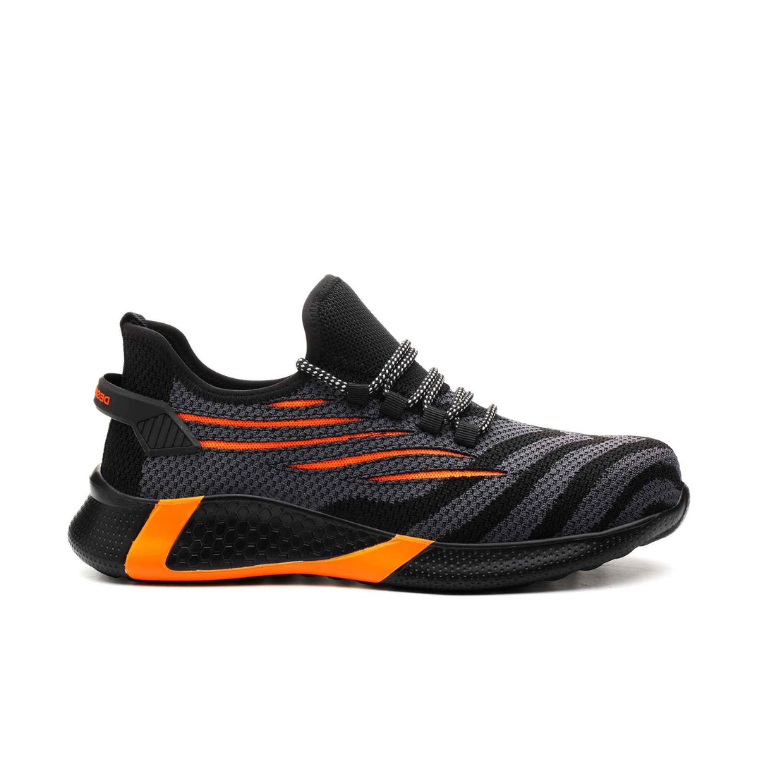 Stijlvolle Veiligheidssneakers voor Comfort en Bescherming-Sneakers-Calora-Oranje-37-Calora